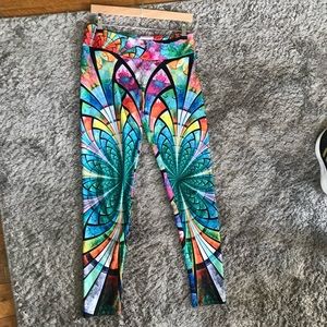 Electrio threads Trippy leggings